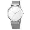 Wholesale Men's Watch Alloy Case Stainless Steel Strap Round Dial Quartz Watch Simple Fashion