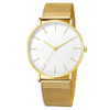 Wholesale Men's Watch Alloy Case Stainless Steel Strap Round Dial Quartz Watch Simple Fashion