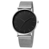 Wholesale Men's Watch Alloy Case Stainless Steel Strap Round Dial Quartz Watch Simple Fashion