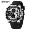 Wholesale Men's Watch Zinc Alloy Round Dial Waterproof Multifunctional Sporty Fashion Light Luxury Style