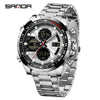 Wholesale Men's Watch Zinc Alloy Round Dial Waterproof Multifunctional Sporty Fashion Light Luxury Style