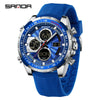Wholesale Men's Watch Zinc Alloy Round Dial Waterproof Multifunctional Sporty Fashion Light Luxury Style