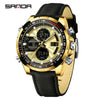 Wholesale Men's Watch Zinc Alloy Round Dial Waterproof Multifunctional Sporty Fashion Light Luxury Style