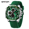 Wholesale Men's Watch Zinc Alloy Round Dial Waterproof Multifunctional Sporty Fashion Light Luxury Style