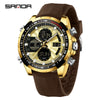 Wholesale Men's Watch Zinc Alloy Round Dial Waterproof Multifunctional Sporty Fashion Light Luxury Style