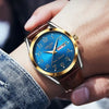 Wholesale Men's Waterproof Fashionable Watch Alloy Case Pu Strap Round Dial