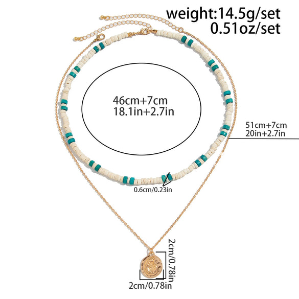 Wholesale Men's Wooden Bead Jewelry With Alloy Snail Pendant And Geometric Pattern Handmade Necklace