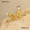 Wholesale Mermaid Stainless Steel Necklace 18K Gold Plated Geometric Design