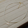 Wholesale Mermaid Tail Freshwater Pearl Necklace With Rice Shape And Copper Accessory