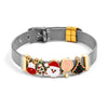 Wholesale Metal Adjustable Christmas Bracelet With Drop Shape Design And Seiko Craftsmanship For Unisex