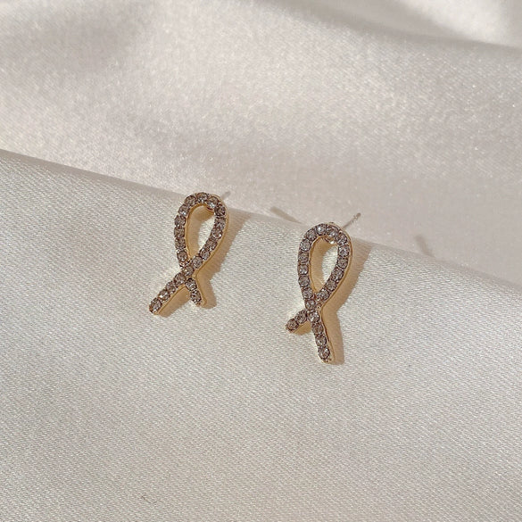 Wholesale Metal Alloy Cat's Eye Earrings With Geometric Pattern Retro Exaggerated Style For Women