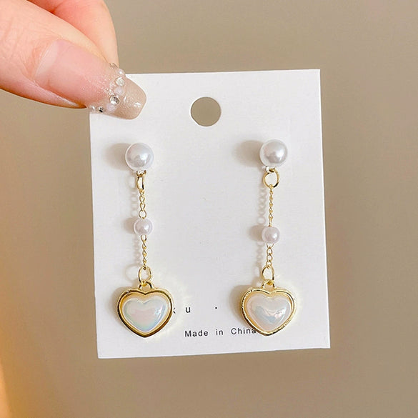 Wholesale Metal Alloy Cat's Eye Earrings With Geometric Pattern Retro Exaggerated Style For Women