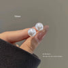 Wholesale Metal Alloy Cat's Eye Earrings With Geometric Pattern Retro Exaggerated Style For Women