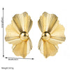 Wholesale Metal Alloy Flower Earrings Retro Palace Style Electroplating For Women