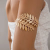 Wholesale Metal Alloy Flower Geometric Open Arm Bracelet Punk Style Niche For Women