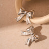Wholesale Metal Alloy Flower Tassel Earrings With Electroplating Exaggerated And Fashionable For Women