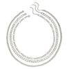 Wholesale Metal Alloy Geometric Punk Style Electroplated Stacked Necklace Jewelry