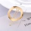 Wholesale Metal Alloy Goldplated Frog Clip Hairpin In Round And Oval Shapes