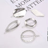 Wholesale Metal Alloy Goldplated Frog Clip Hairpin In Round And Oval Shapes