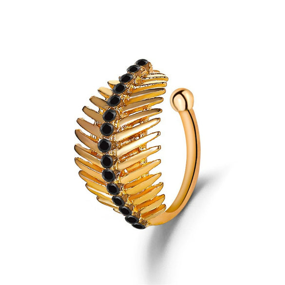 Wholesale Metal Animal Geometric Ear Clip With Electroplating For Women