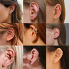 Wholesale Metal Animal Geometric Ear Clip With Electroplating For Women