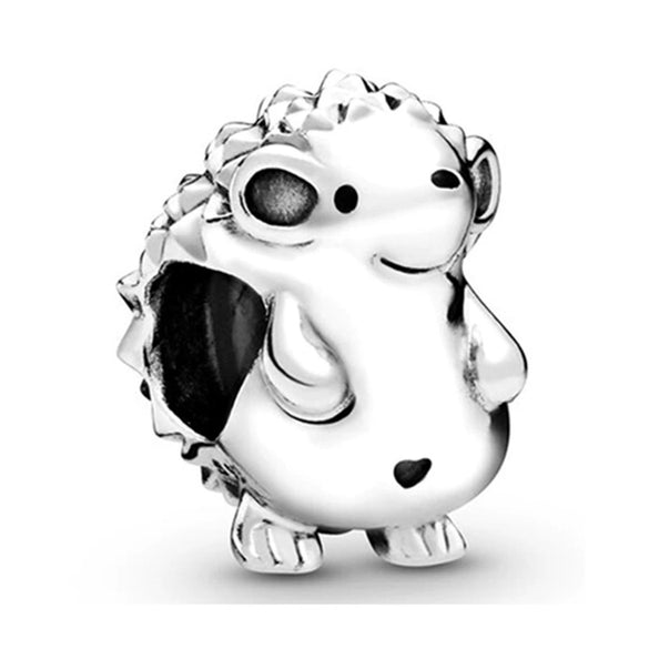 Wholesale Metal Animal Series Cactus Hedgehog Unicorn Beaded Pendant And Bracelet With Totem Pattern And Electroplating Treatment