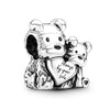 Wholesale Metal Animal Series Cactus Hedgehog Unicorn Beaded Pendant And Bracelet With Totem Pattern And Electroplating Treatment