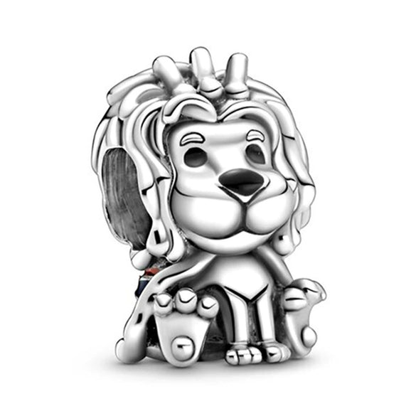 Wholesale Metal Animal Series Cactus Hedgehog Unicorn Beaded Pendant And Bracelet With Totem Pattern And Electroplating Treatment