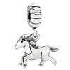 Wholesale Metal Animal Series Cactus Hedgehog Unicorn Beaded Pendant And Bracelet With Totem Pattern And Electroplating Treatment