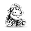 Wholesale Metal Animal Series Cactus Hedgehog Unicorn Beaded Pendant And Bracelet With Totem Pattern And Electroplating Treatment