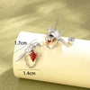 Wholesale Metal Animal Zodiac Geometric Bird Chain Piercing Earrings Electroplated Unisex Fashion Style