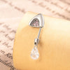 Wholesale Metal Animals Style Titanium Steel Ear Bone Nail Electroplated Women's Earrings