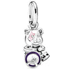 Wholesale Metal Beaded Bracelet With Diamond Love Pendant And Totem Pattern Electroplating Treatment