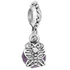 Wholesale Metal Beaded Bracelet With Diamond Love Pendant And Totem Pattern Electroplating Treatment