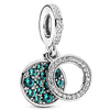 Wholesale Metal Beaded Bracelet With Diamond Love Pendant And Totem Pattern Electroplating Treatment