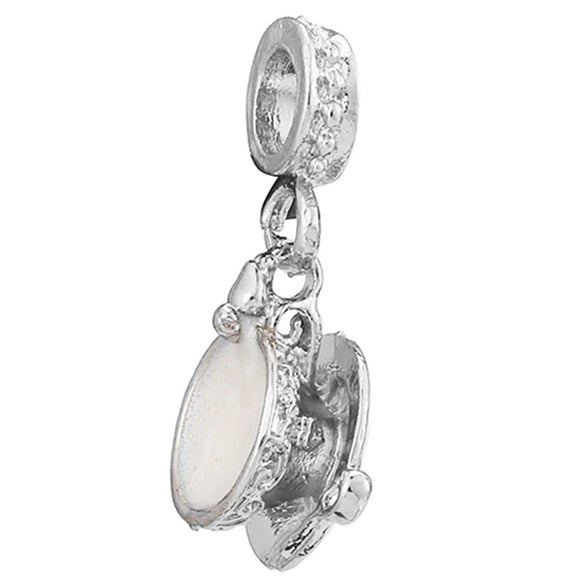 Wholesale Metal Beaded Bracelet With Diamond Love Pendant And Totem Pattern Electroplating Treatment