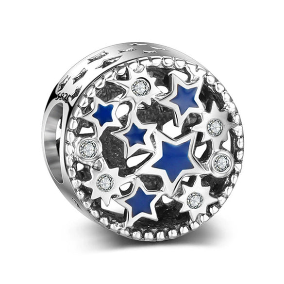 Wholesale Metal Beaded Bracelet With Fivepointed Star Shape And Totem Pattern Electroplated