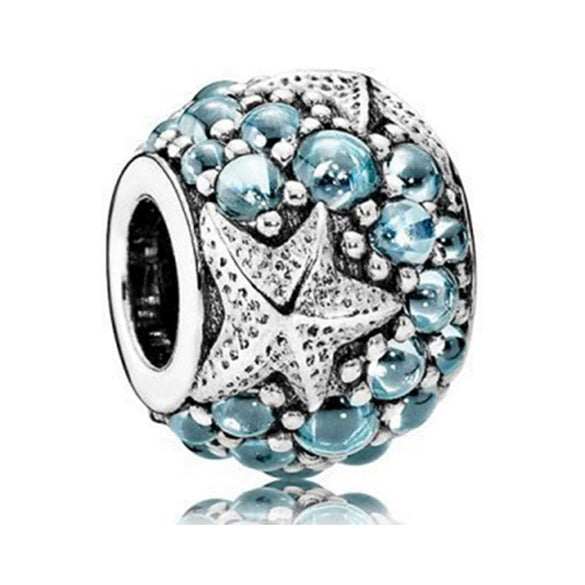 Wholesale Metal Beaded Bracelet With Fivepointed Star Shape And Totem Pattern Electroplated