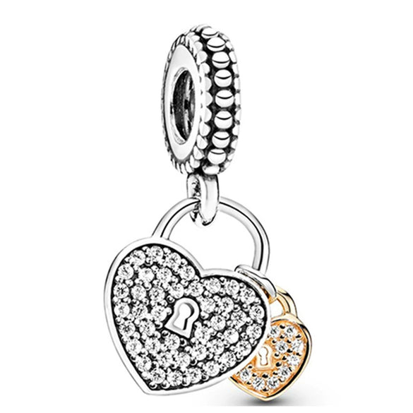 Wholesale Metal Beaded Bracelet With Hollow Love Shape And Rainbow Pendant Featuring Totem Pattern And Electroplating Treatment