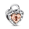 Wholesale Metal Beaded Bracelet With Hollow Love Shape And Rainbow Pendant Featuring Totem Pattern And Electroplating Treatment