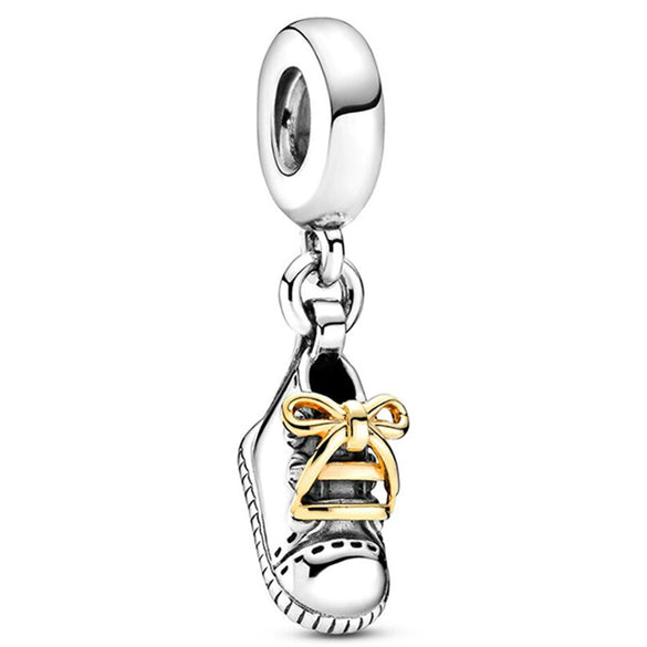 Wholesale Metal Beaded Bracelet With Hollow Love Shape And Rainbow Pendant Featuring Totem Pattern And Electroplating Treatment