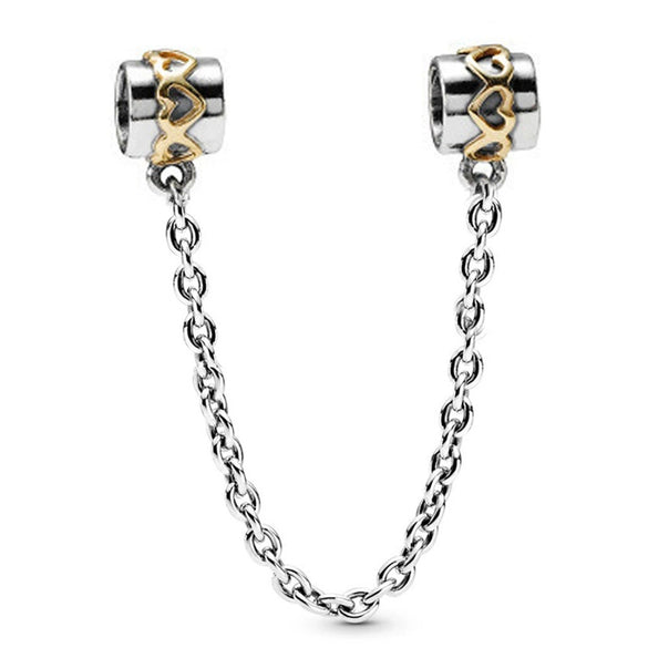 Wholesale Metal Beaded Bracelet With Hollow Love Shape And Rainbow Pendant Featuring Totem Pattern And Electroplating Treatment