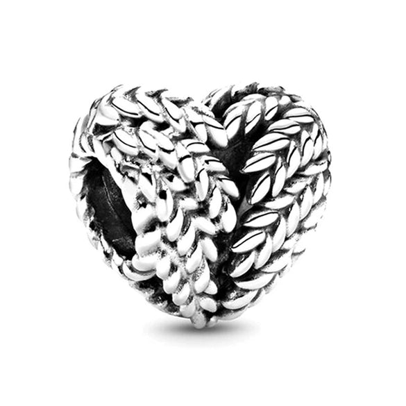 Wholesale Metal Beaded Bracelet With Pink Love Point Diamond Electroplated Totem Pattern Original Design