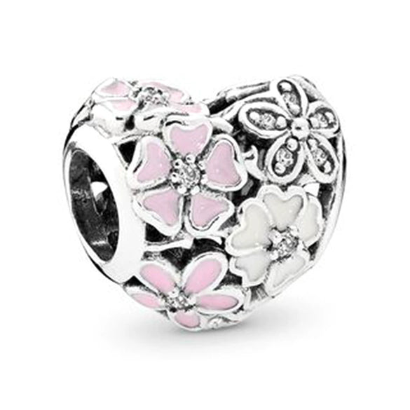 Wholesale Metal Beaded Bracelet With Pink Love Point Diamond Electroplated Totem Pattern Original Design