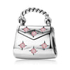 Wholesale Metal Beaded Bracelet With Pink Love Point Diamond Electroplated Totem Pattern Original Design