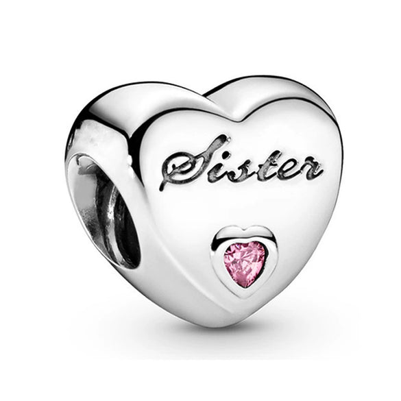 Wholesale Metal Beaded Bracelet With Pink Love Point Diamond Electroplated Totem Pattern Original Design