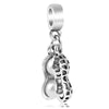 Wholesale Metal Beaded Bracelet With Rainbow Pendant And Totem Pattern Electroplated