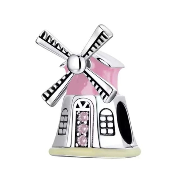 Wholesale Metal Beaded Cartoon Ferris Wheel Pendant Fashion Bracelet Jewelry Accessories With Totem Pattern And Electroplating Process