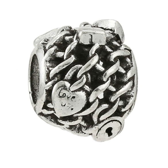 Wholesale Metal Beaded Jewelry Accessories With Totem Pattern And Electroplating Design For Bracelets And Necklaces