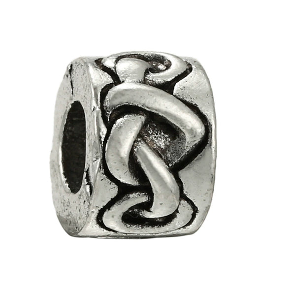 Wholesale Metal Beaded Jewelry Accessories With Totem Pattern And Electroplating Design For Bracelets And Necklaces